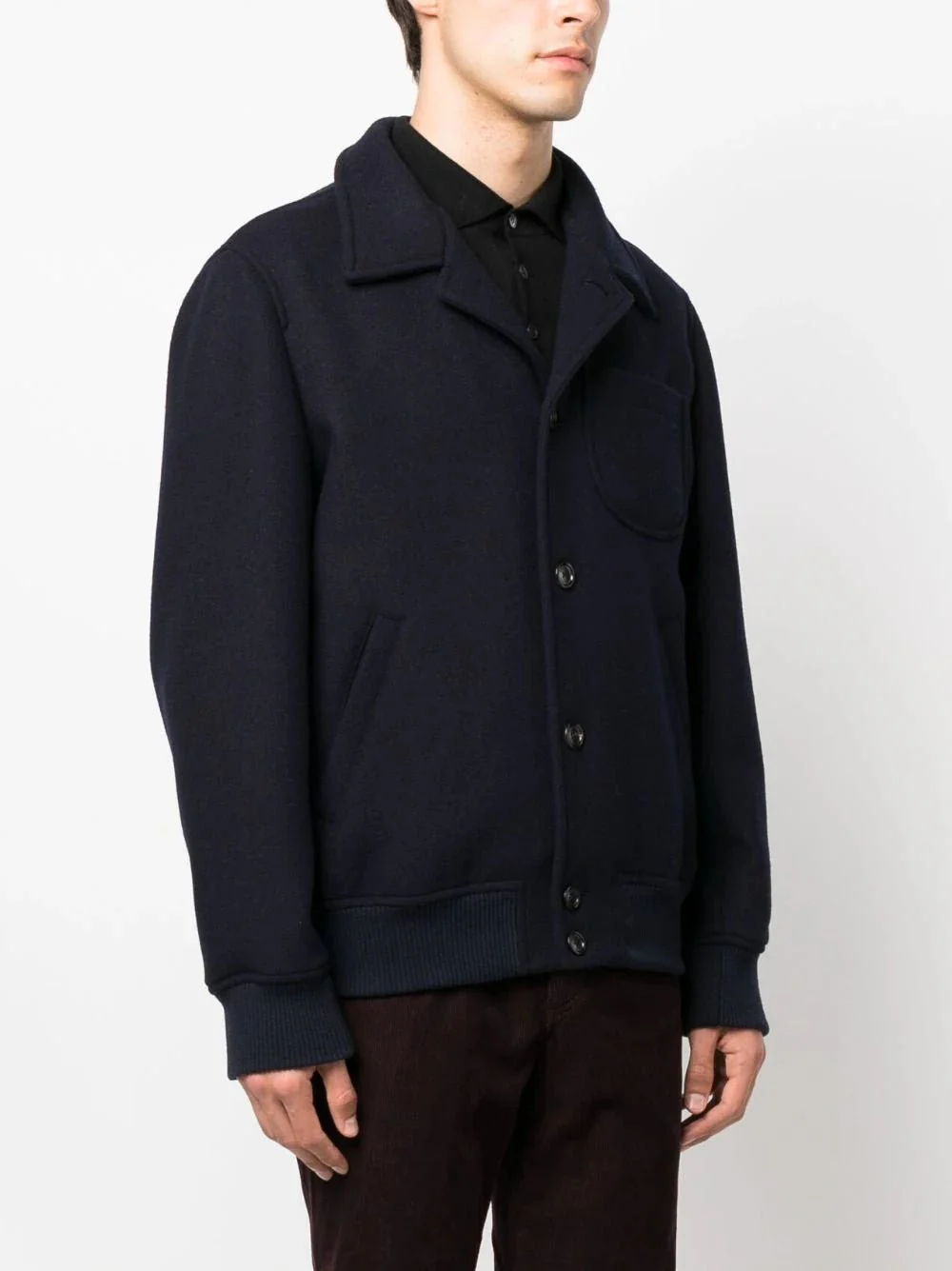 Notched-Collar Wool Jacket - Image 6