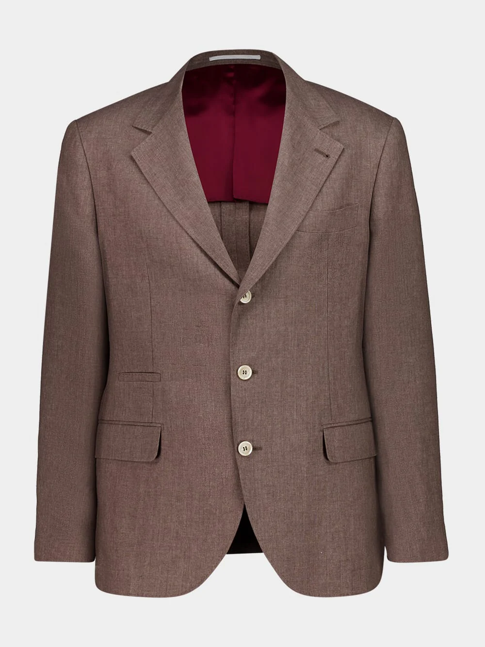 Nut Délavé Linen Deconstructed Blazer