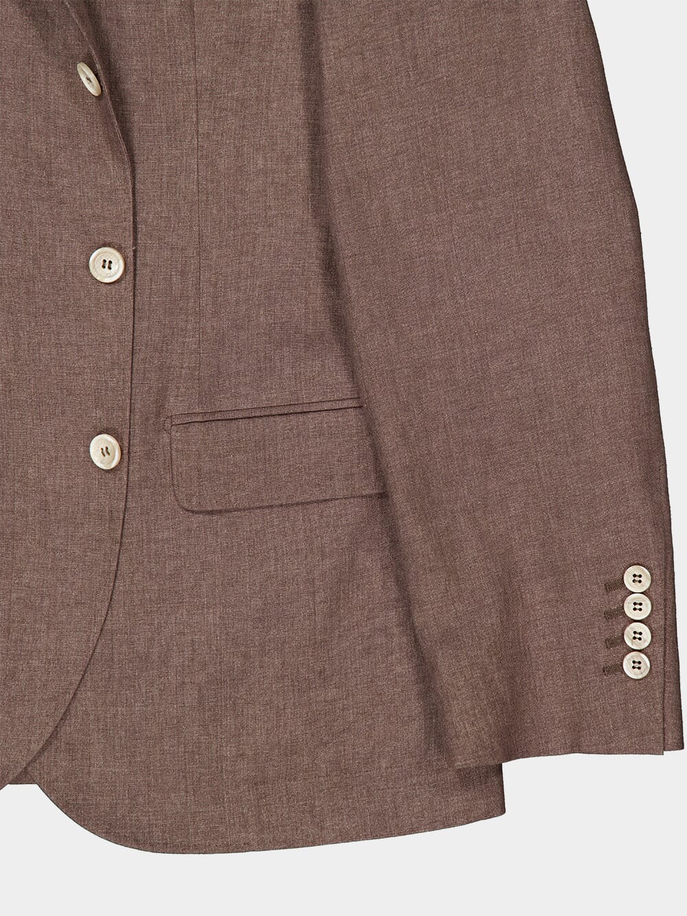 Nut Délavé Linen Deconstructed Blazer - Image 4