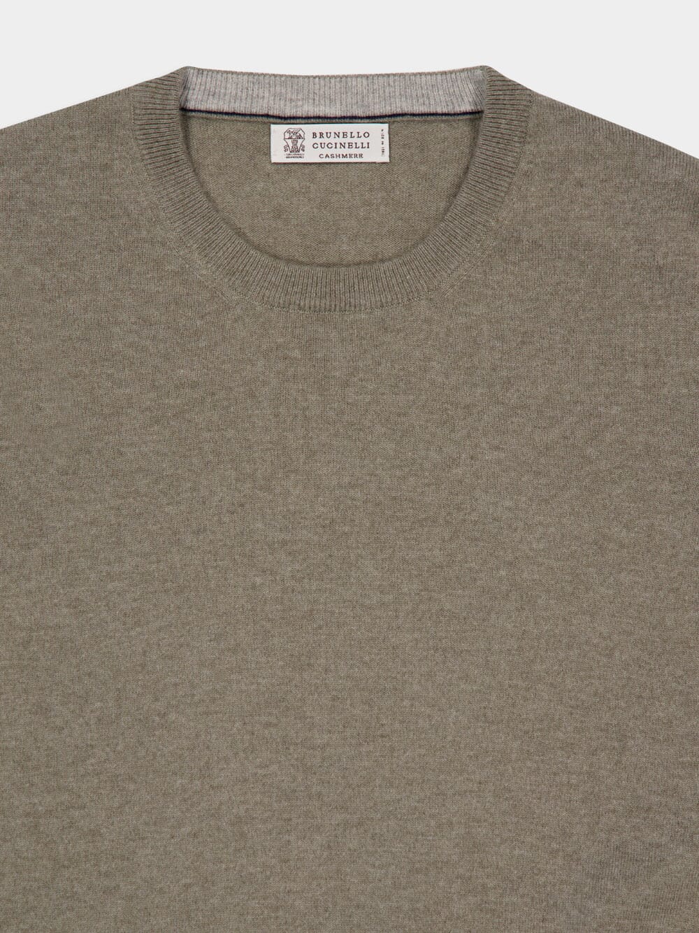 Olive Green Cashmere Sweater - Image 3