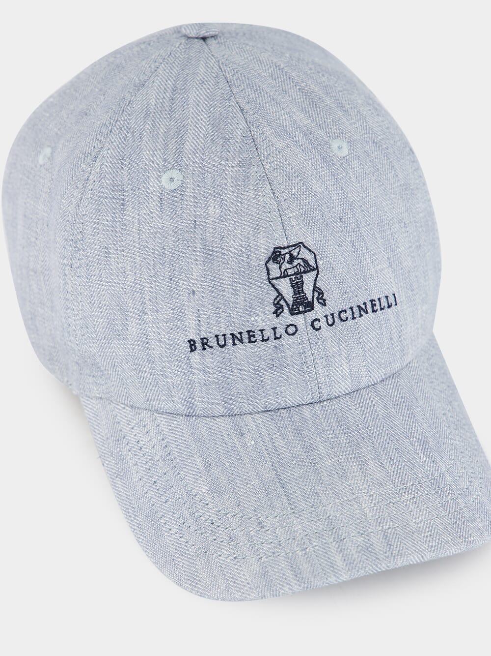Powder Grey Linen Cap - Image 3