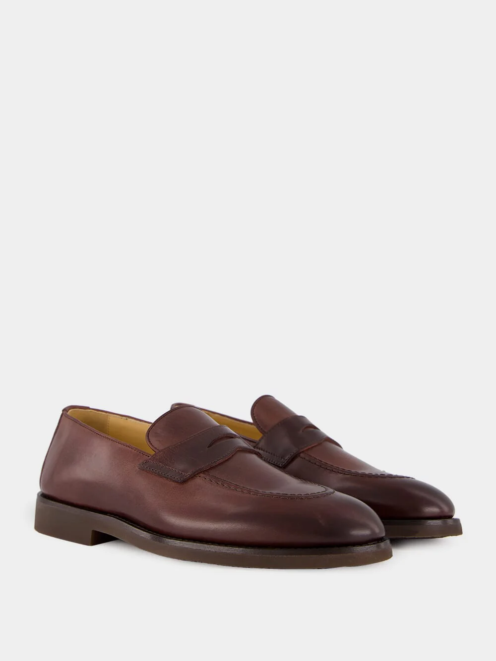 Brown Leather Loafers - Image 3