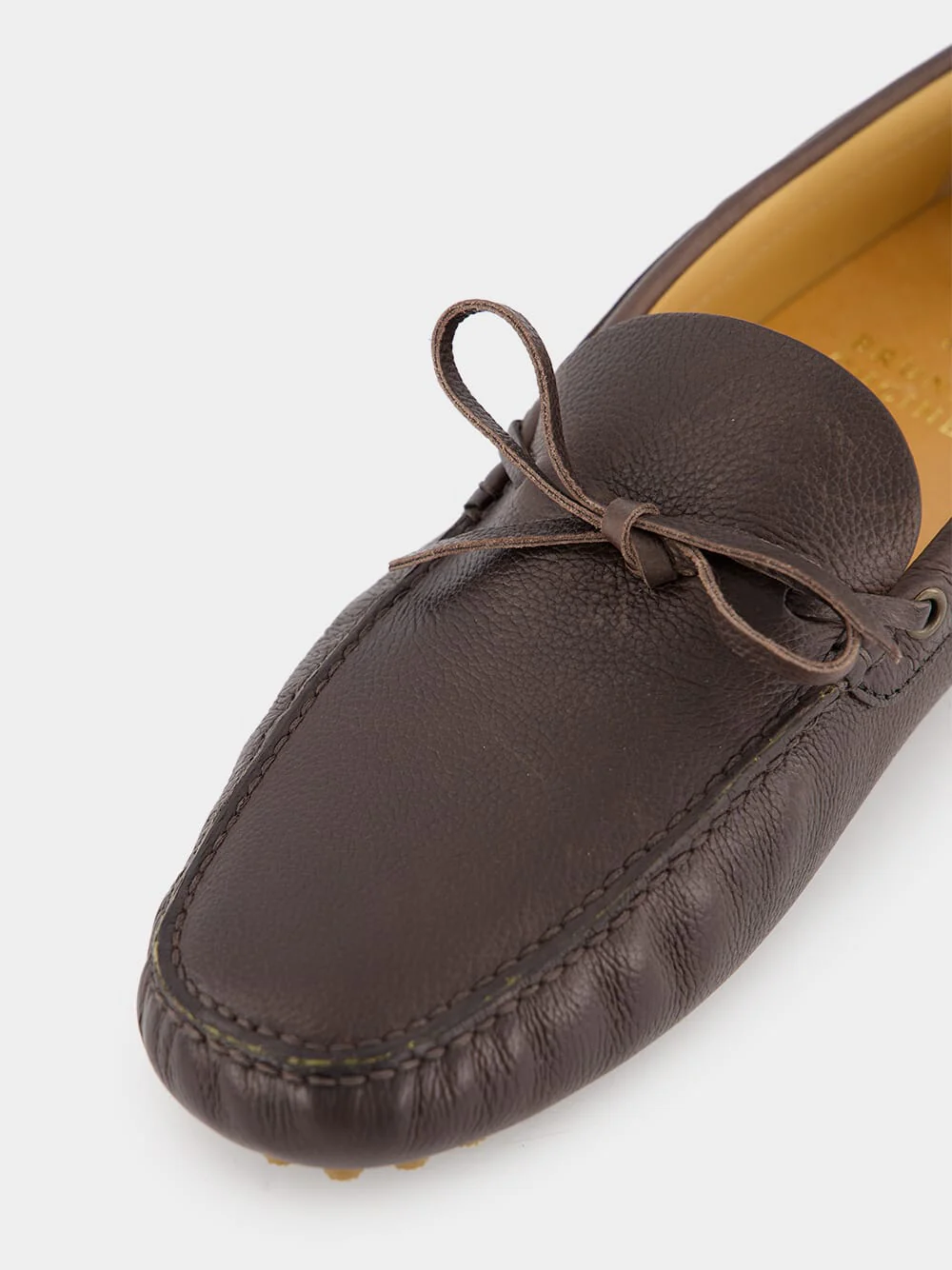 Driver Brown Leather Loafers - Image 6