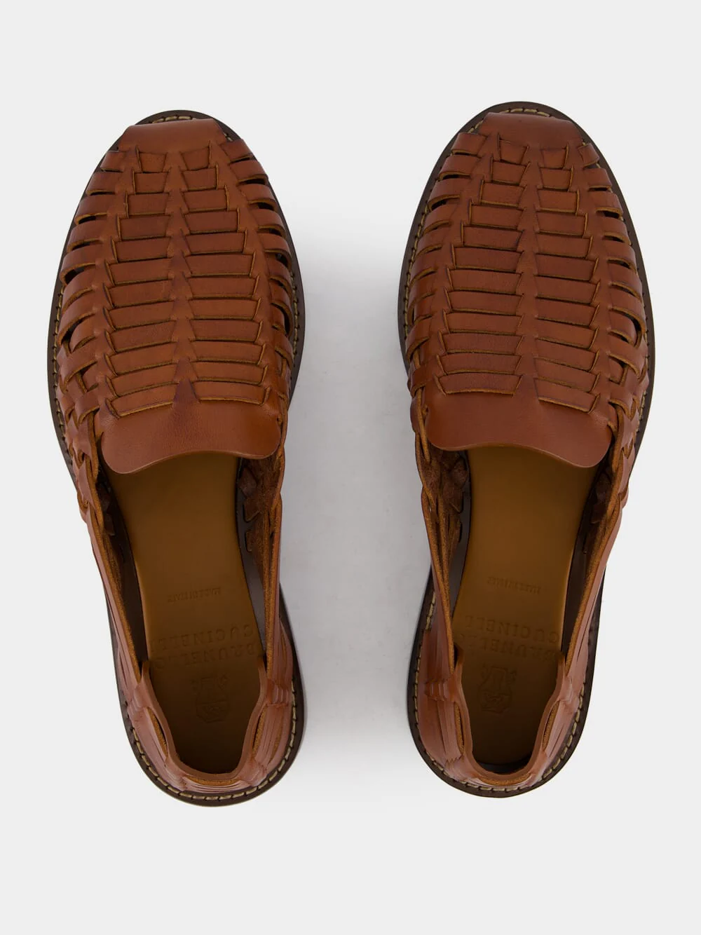Woven Calfskin Loafer Sandals - Image 4