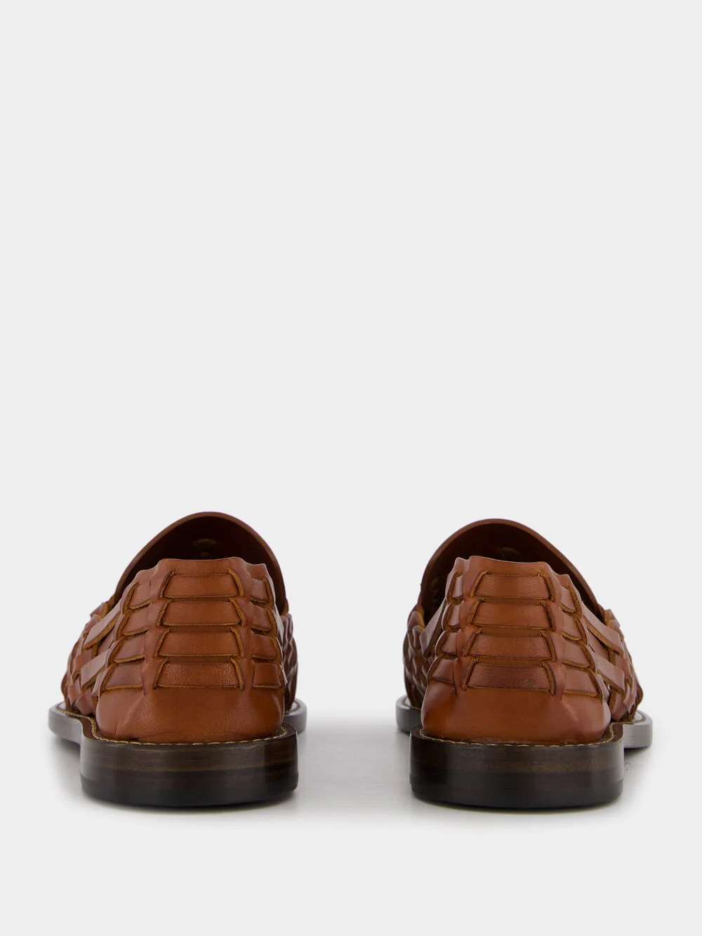 Woven Calfskin Loafer Sandals - Image 5