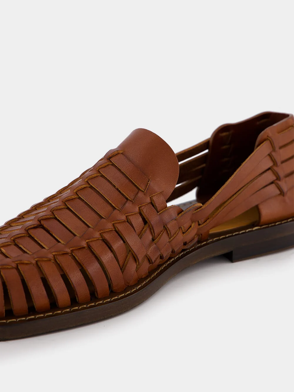 Woven Calfskin Loafer Sandals - Image 6