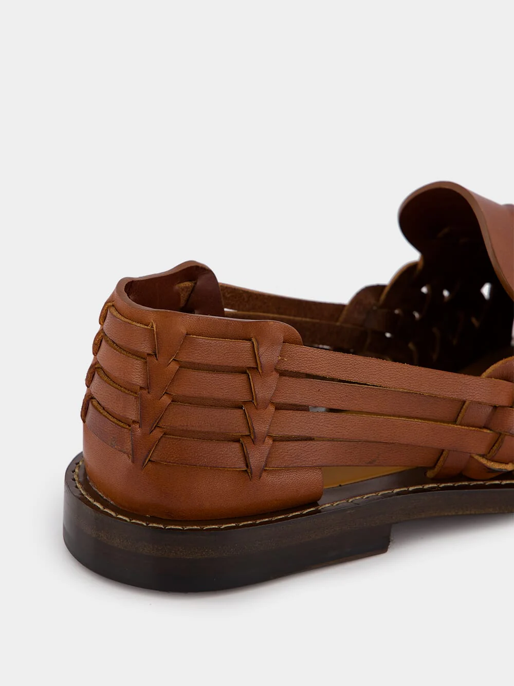 Woven Calfskin Loafer Sandals - Image 7