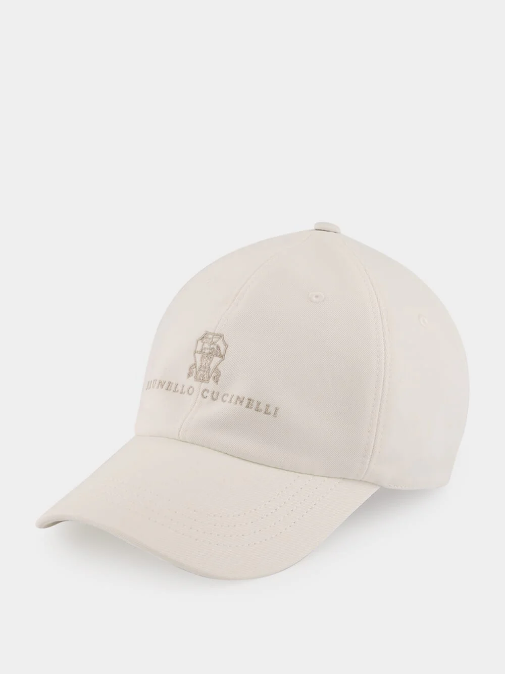 White Cotton Baseball Cap