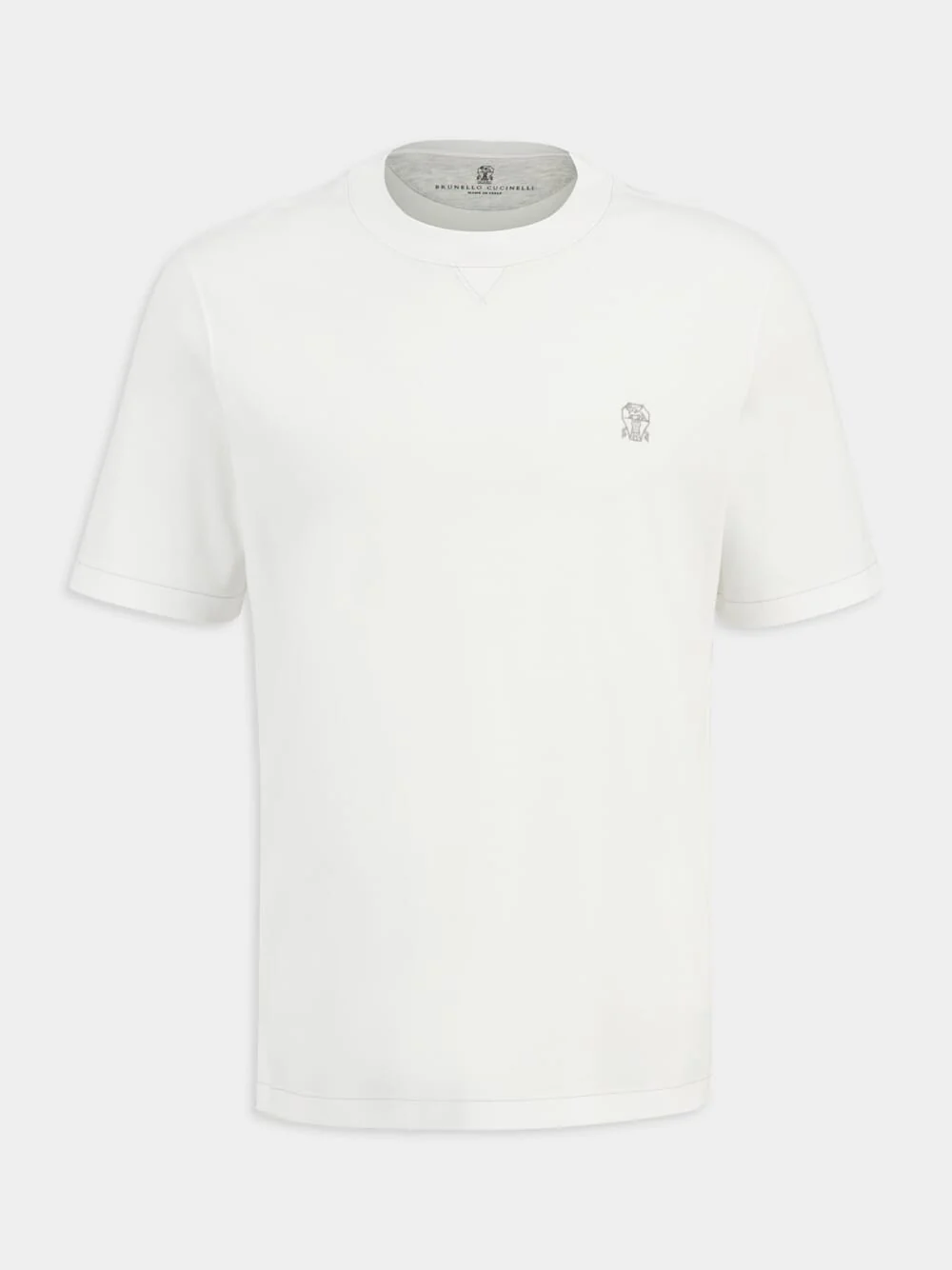 White Cotton Sport T-Shirt