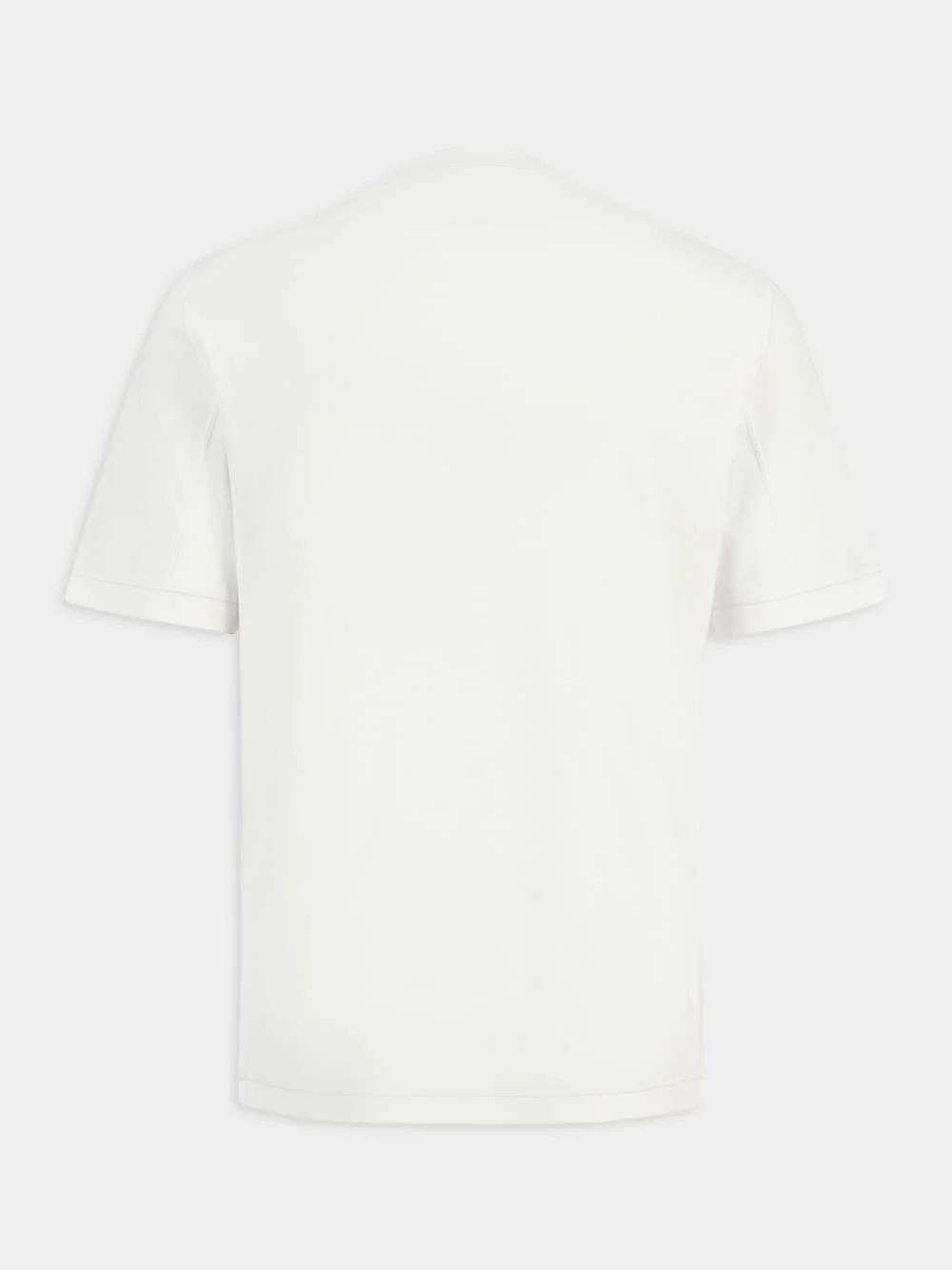 White Cotton Sport T-Shirt - Image 2