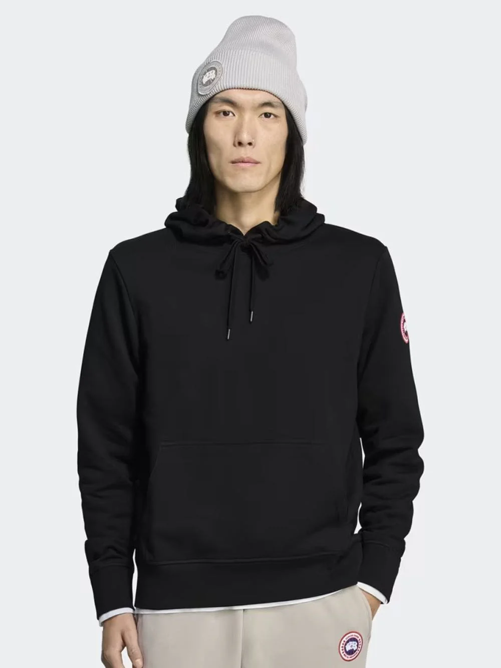 Black Huron Cotton Sweatshirt - Image 2