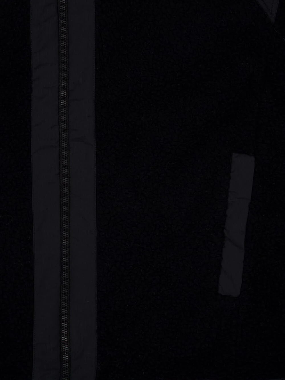 Black Reversible Alberni Bomber Jacket in Fleece - Image 7