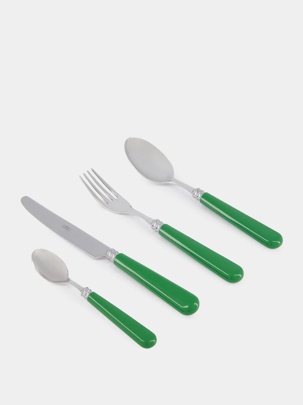 Set of 24 Green Helios Cutlery - Image 2
