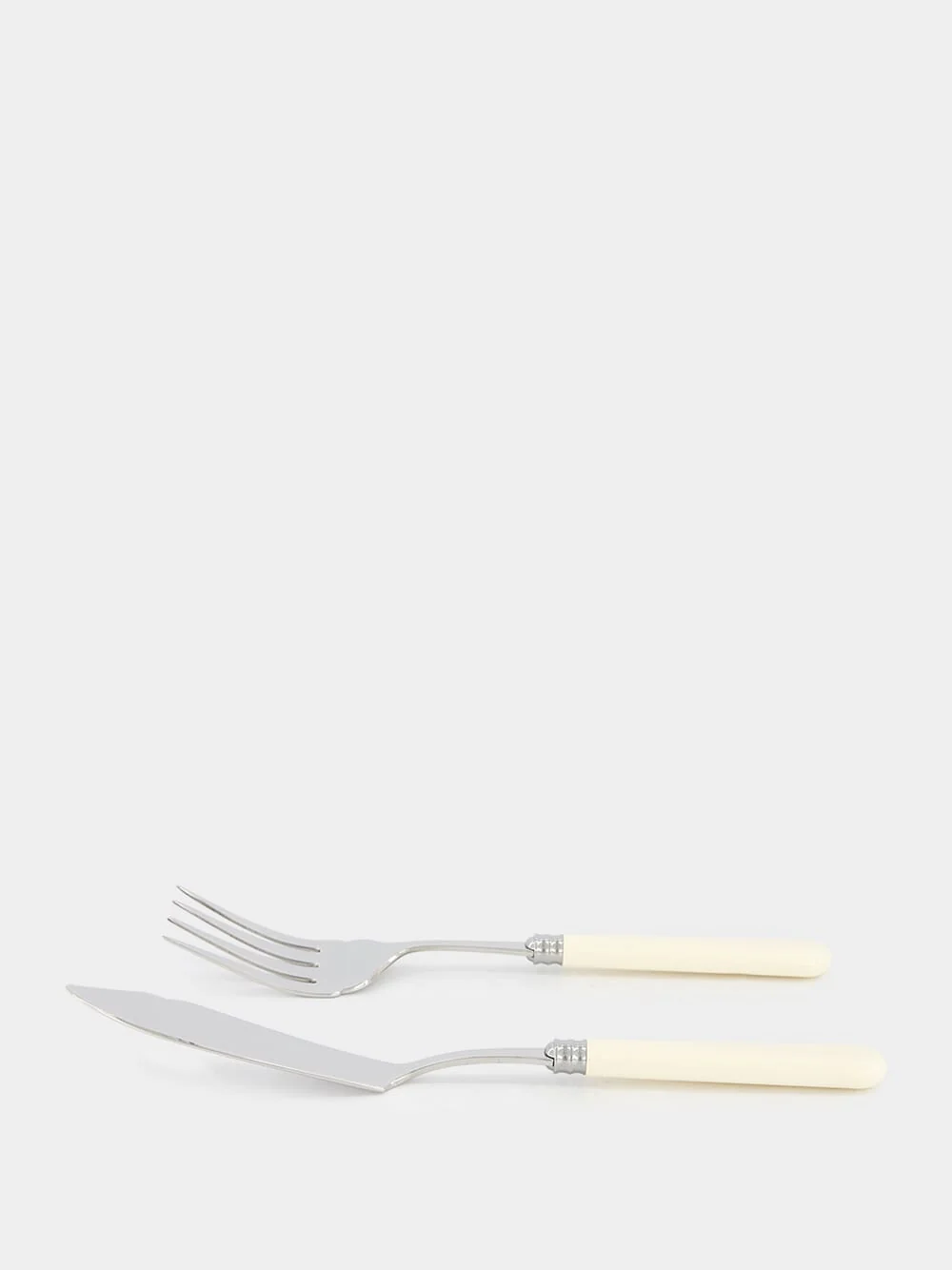 Ivory Helios Fork and Knife Serving Set - Image 2
