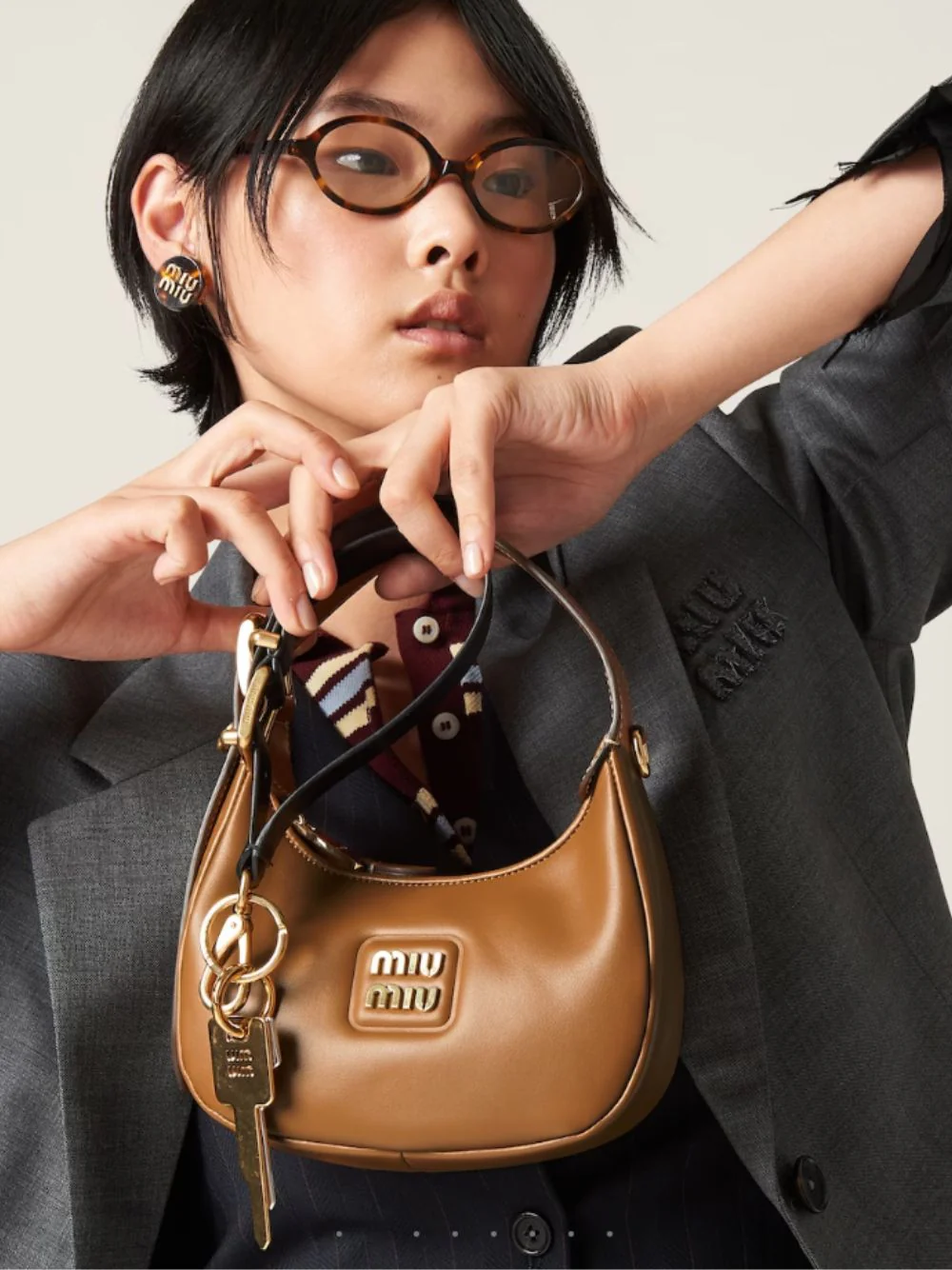 Caramel Leather hobo bag - Image 2