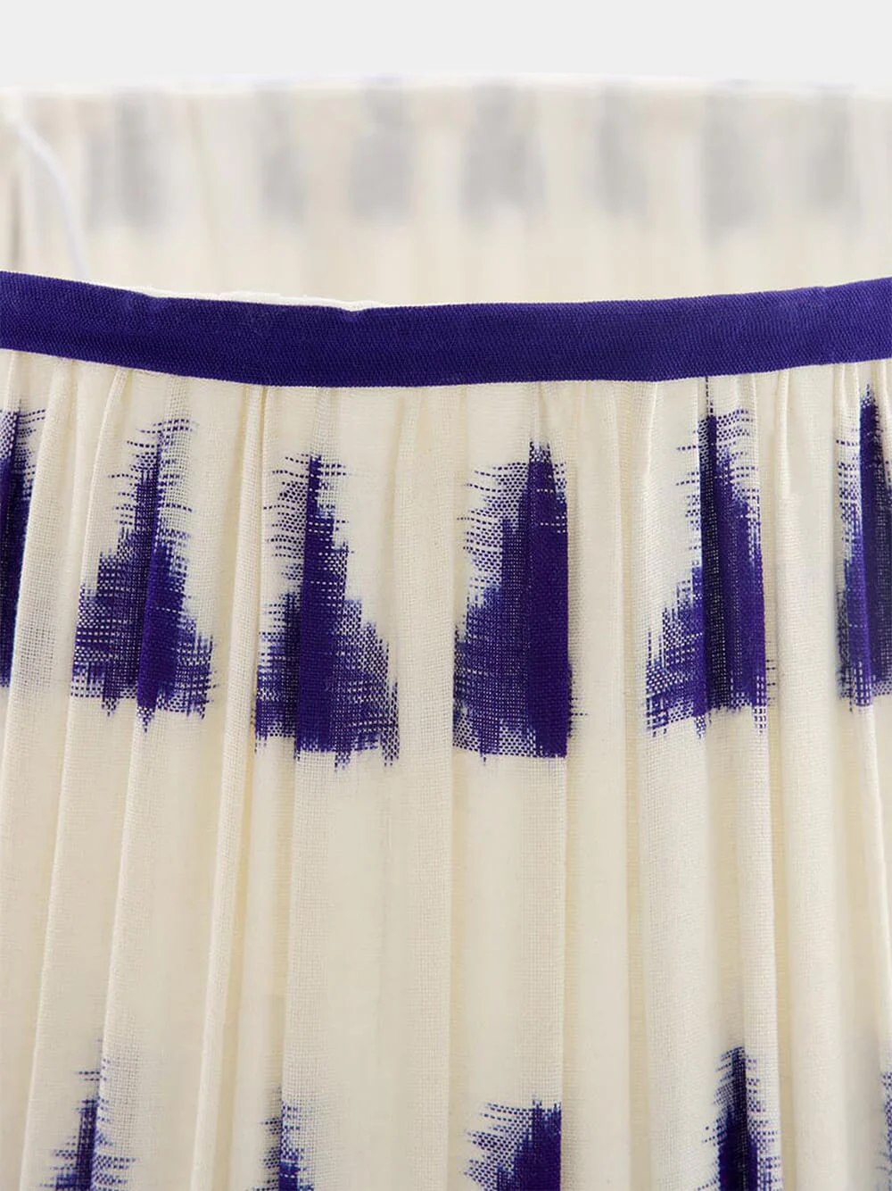 Abstract White and Blue Lampshade - Image 3