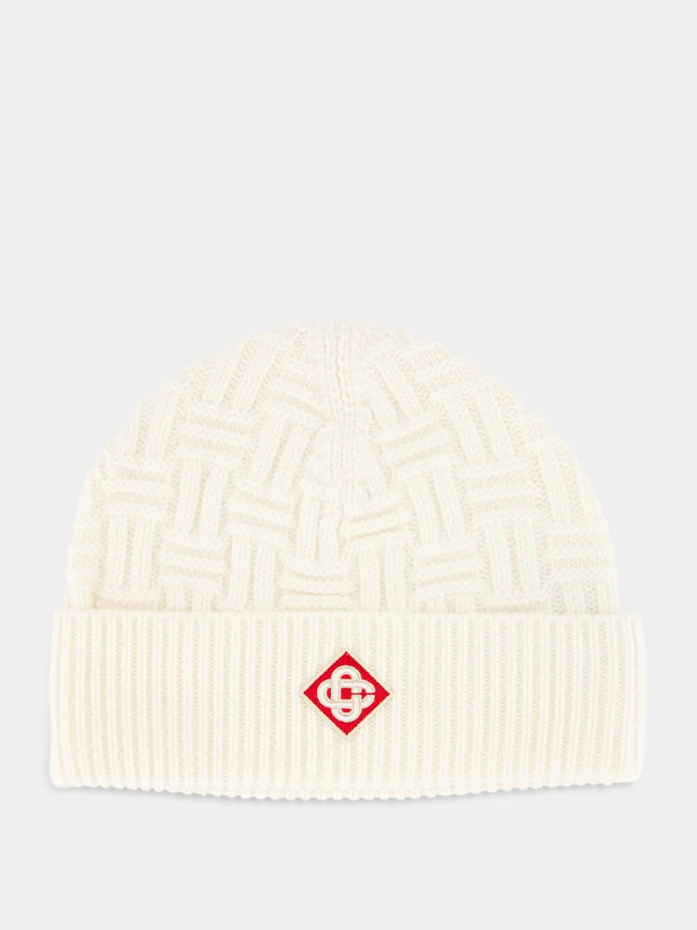 Merino Wool Column Knit Beanie
