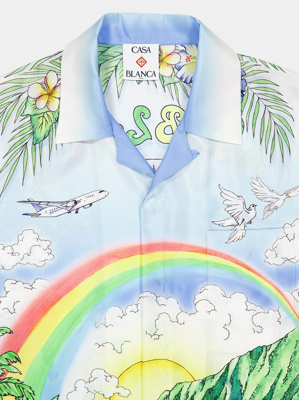 Aloha Long Sleeve Silk Shirt - Image 3