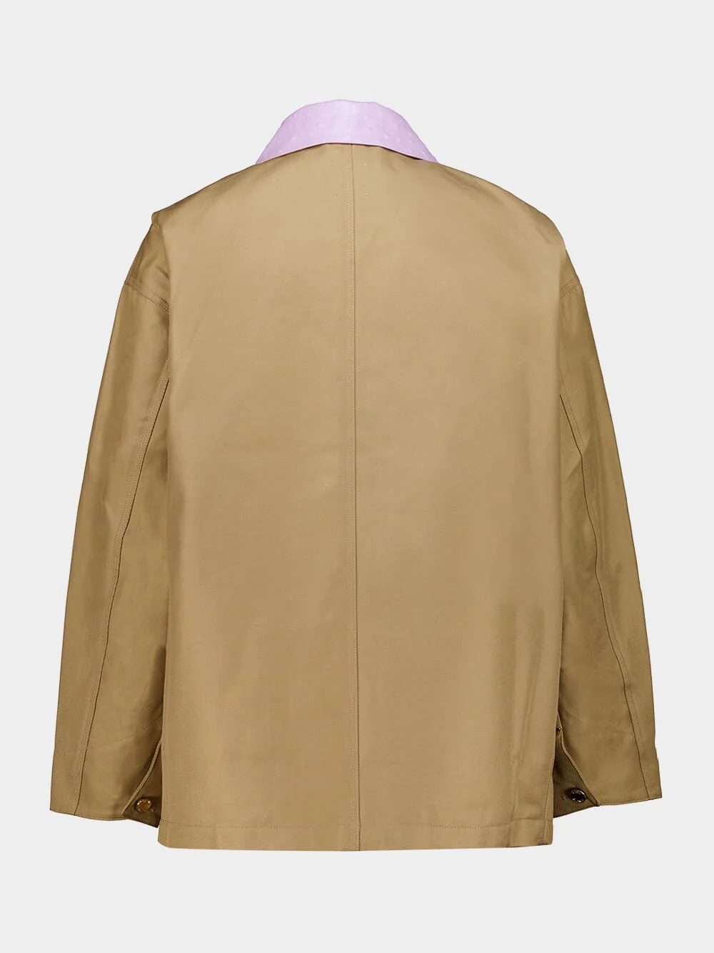 Beige Cotton Workwear Jacket - Image 2