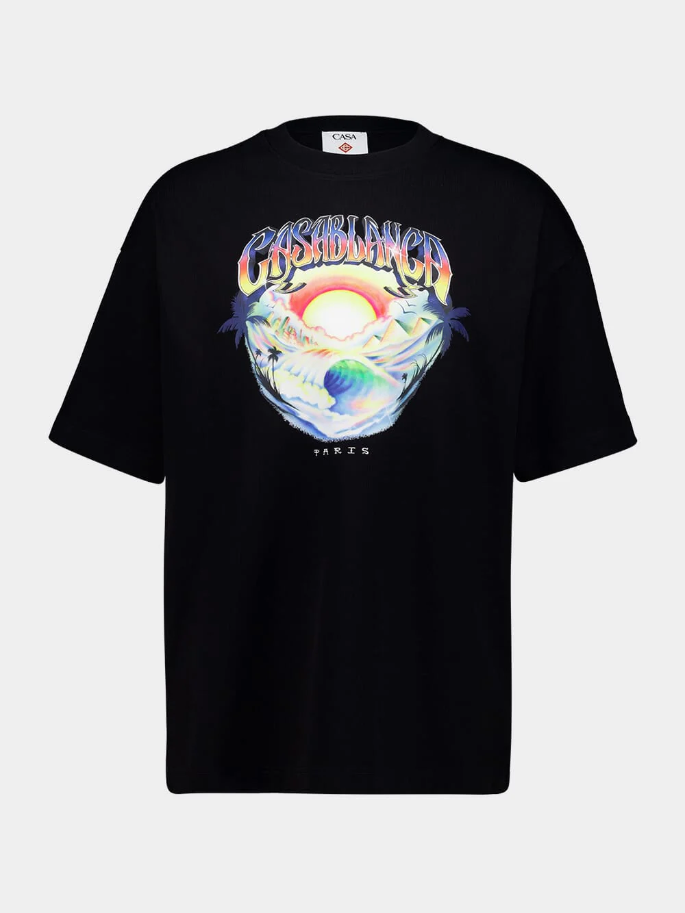 Black Airspray Oversized T-Shirt