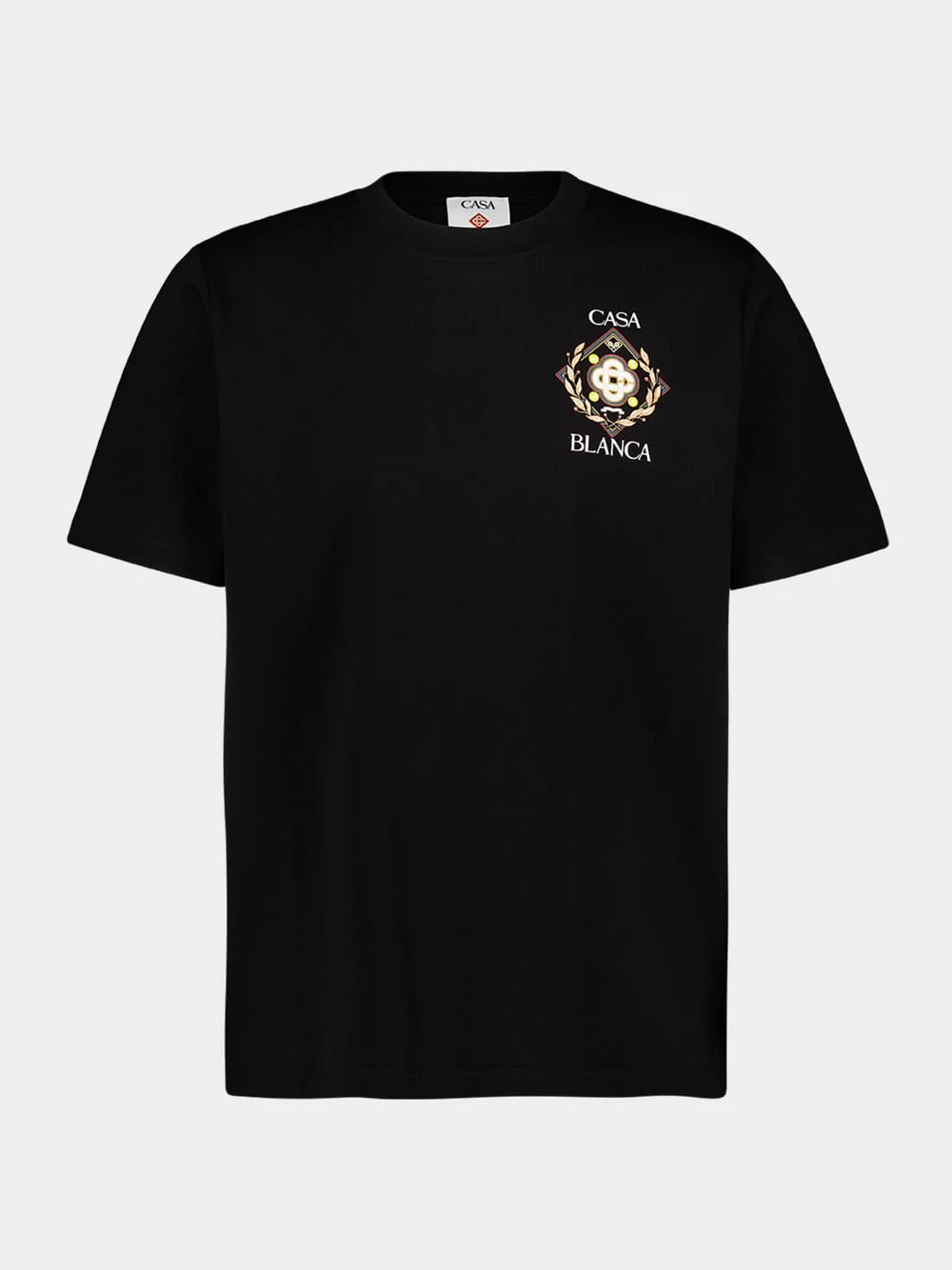 Black Championship Diamond Print T-Shirt