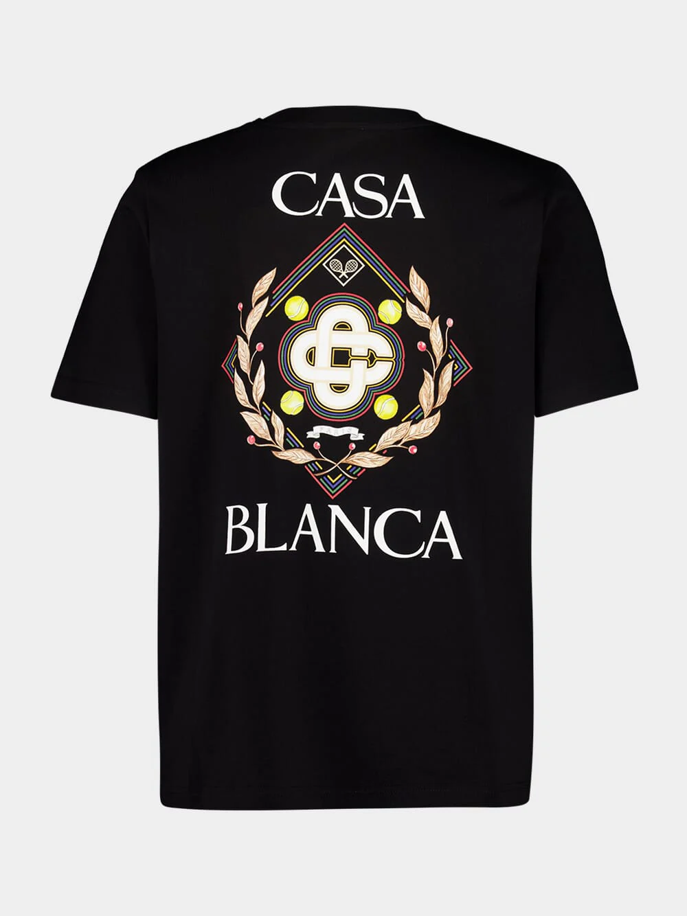Black Championship Diamond Print T-Shirt - Image 2