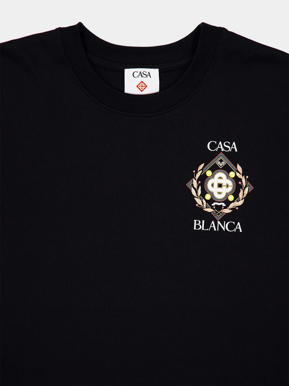 Black Championship Diamond Print T-Shirt - Image 3