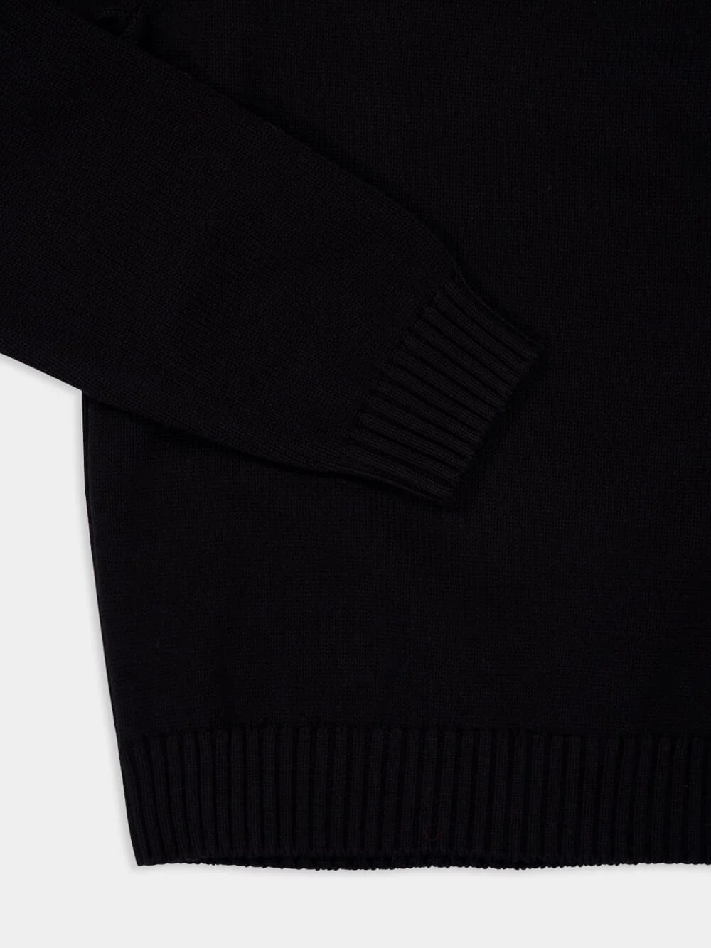 Black Cotton Embroidered Mushroom Jumper - Image 5