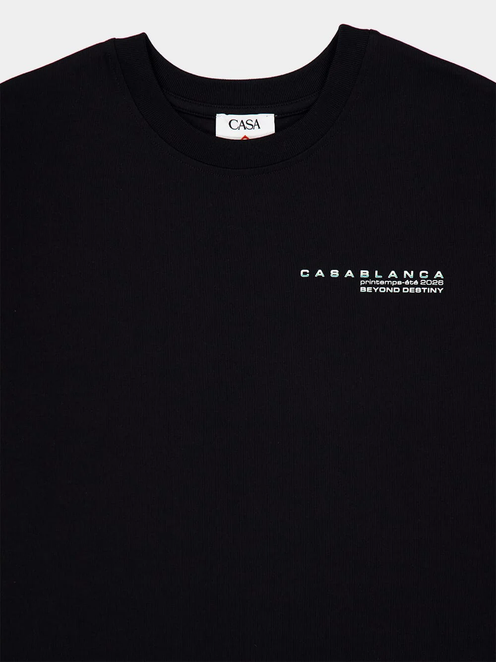 Black Glitch Orchid Oversized T-Shirt - Image 3