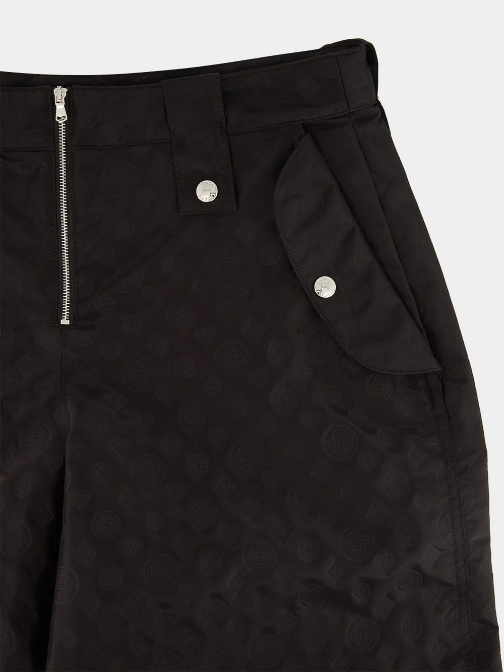 Black Monogram Rave Casual Fit Pants - Image 3