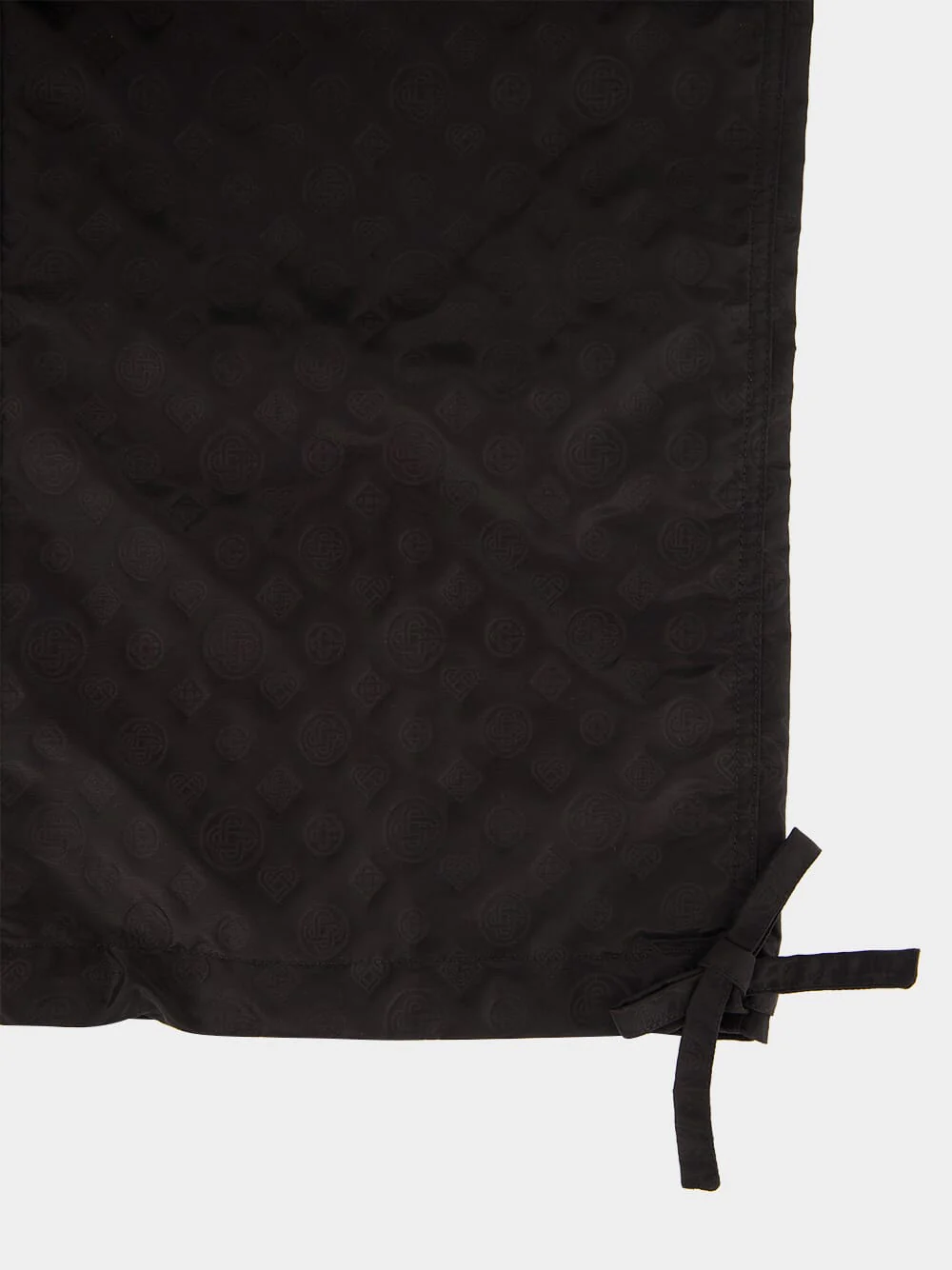 Black Monogram Rave Casual Fit Pants - Image 5