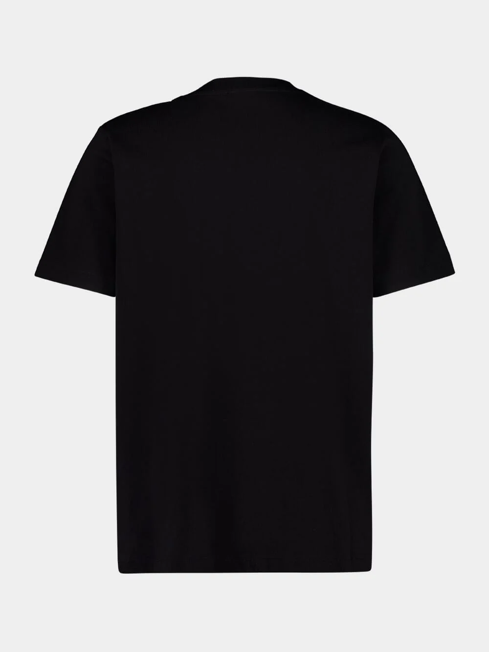 Black Mushroom Emblem Print T-Shirt - Image 2