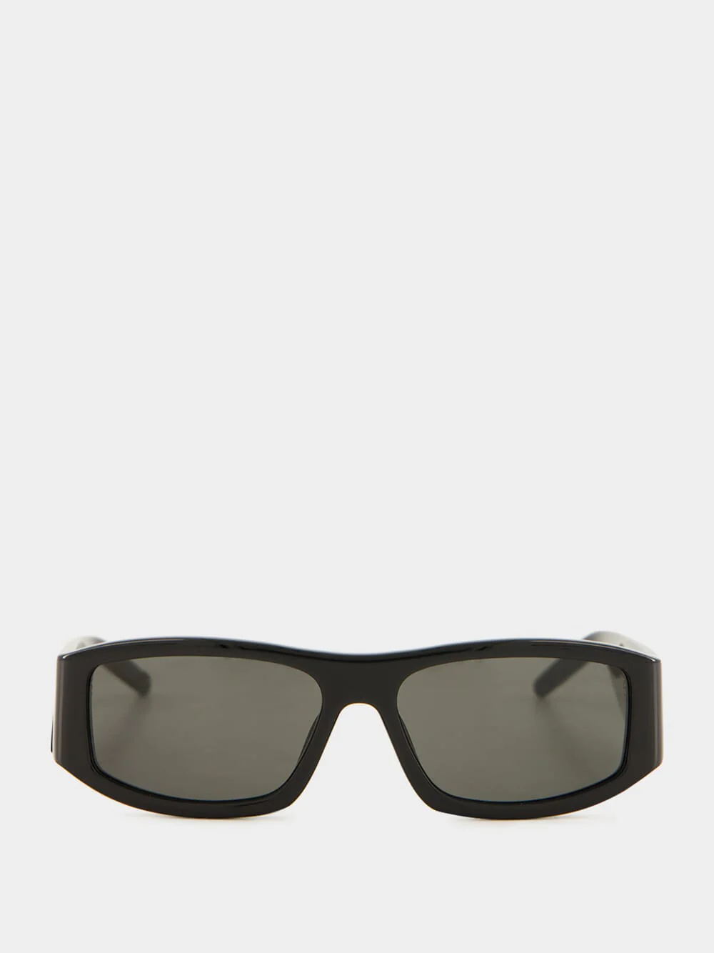 Black Rectangular Comb Sunglasses