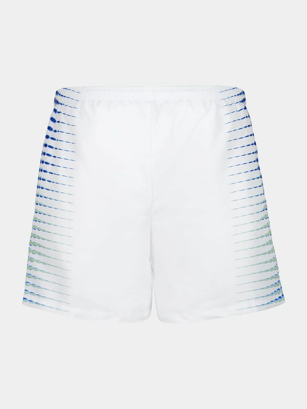 Blue and Green Dots Printed Swim Shorts - Image 2