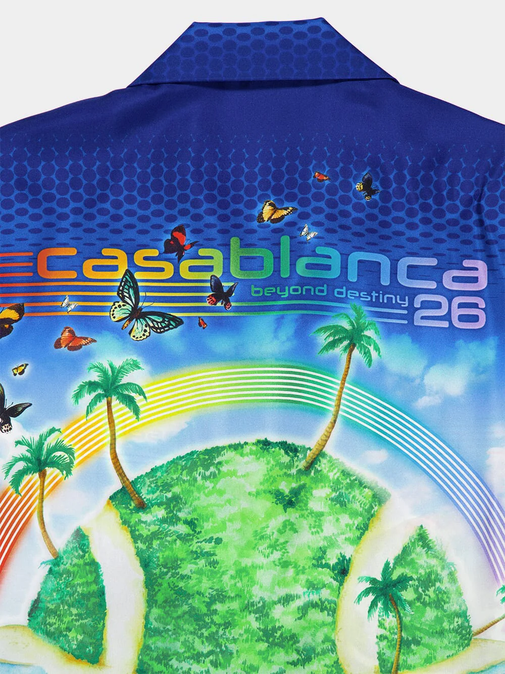 Blue Beyond Destiny Silk Short-Sleeve Shirt - Image 4