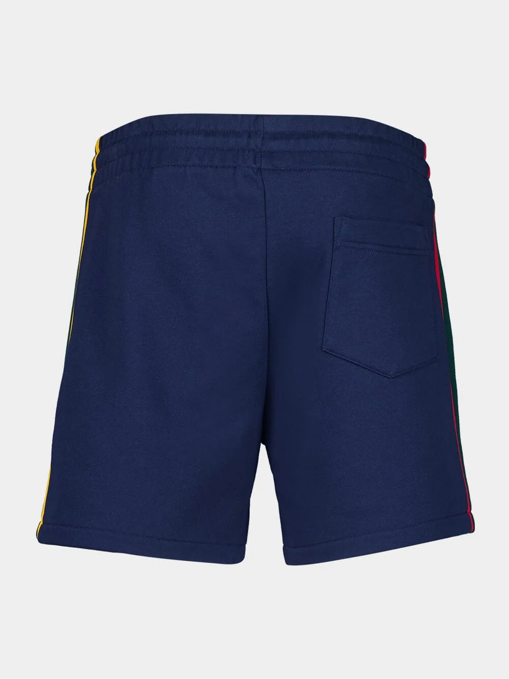 Blue Colourblock Sweatshorts - Image 2