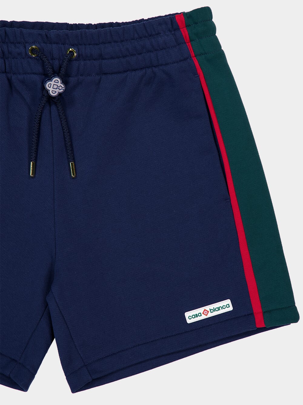 Blue Colourblock Sweatshorts - Image 3