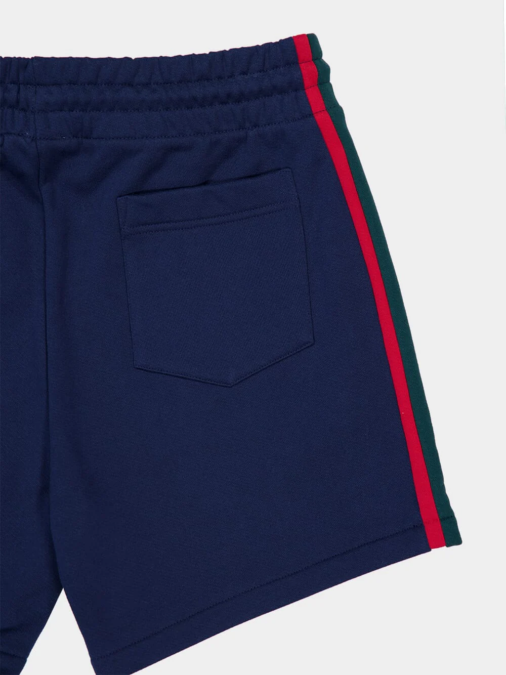 Blue Colourblock Sweatshorts - Image 4