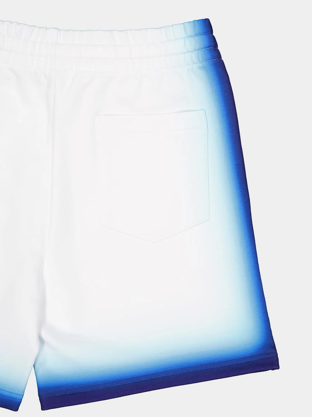 Blue Fade Sweatshorts - Image 6