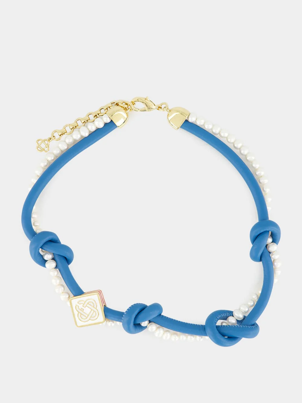 Blue Knotted Necklace - Image 6