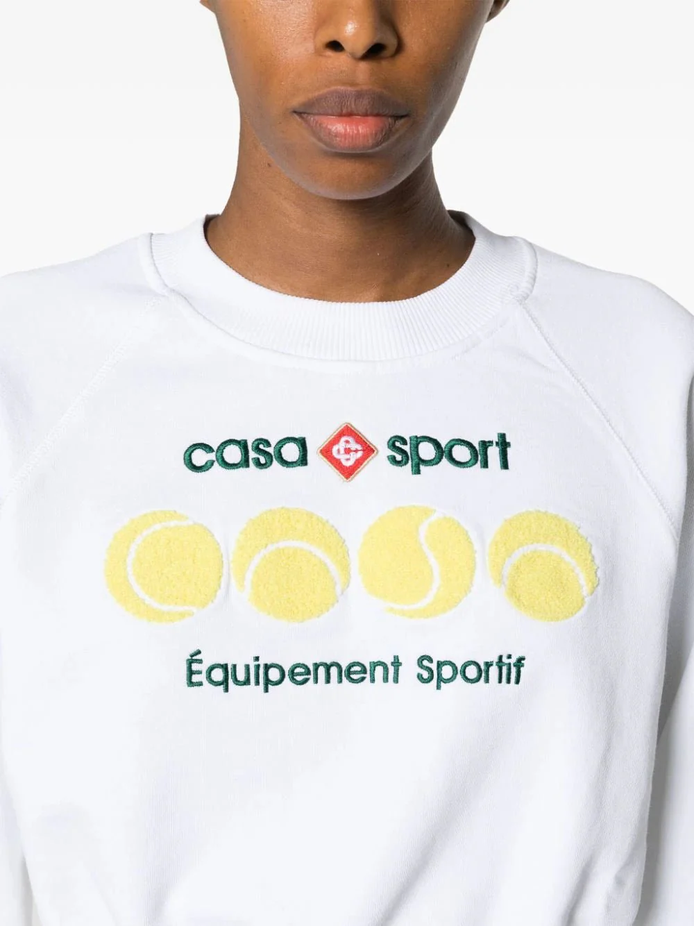 Casa Sport Tennis Balls Cropped Sweatshirt - Image 5