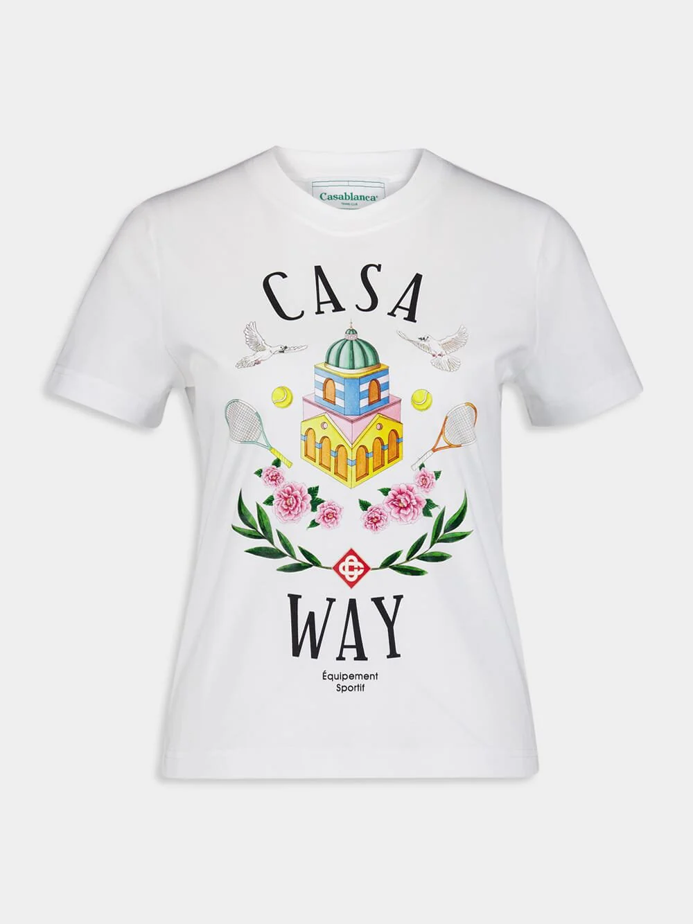 Casa Way Printed Cotton T-Shirt