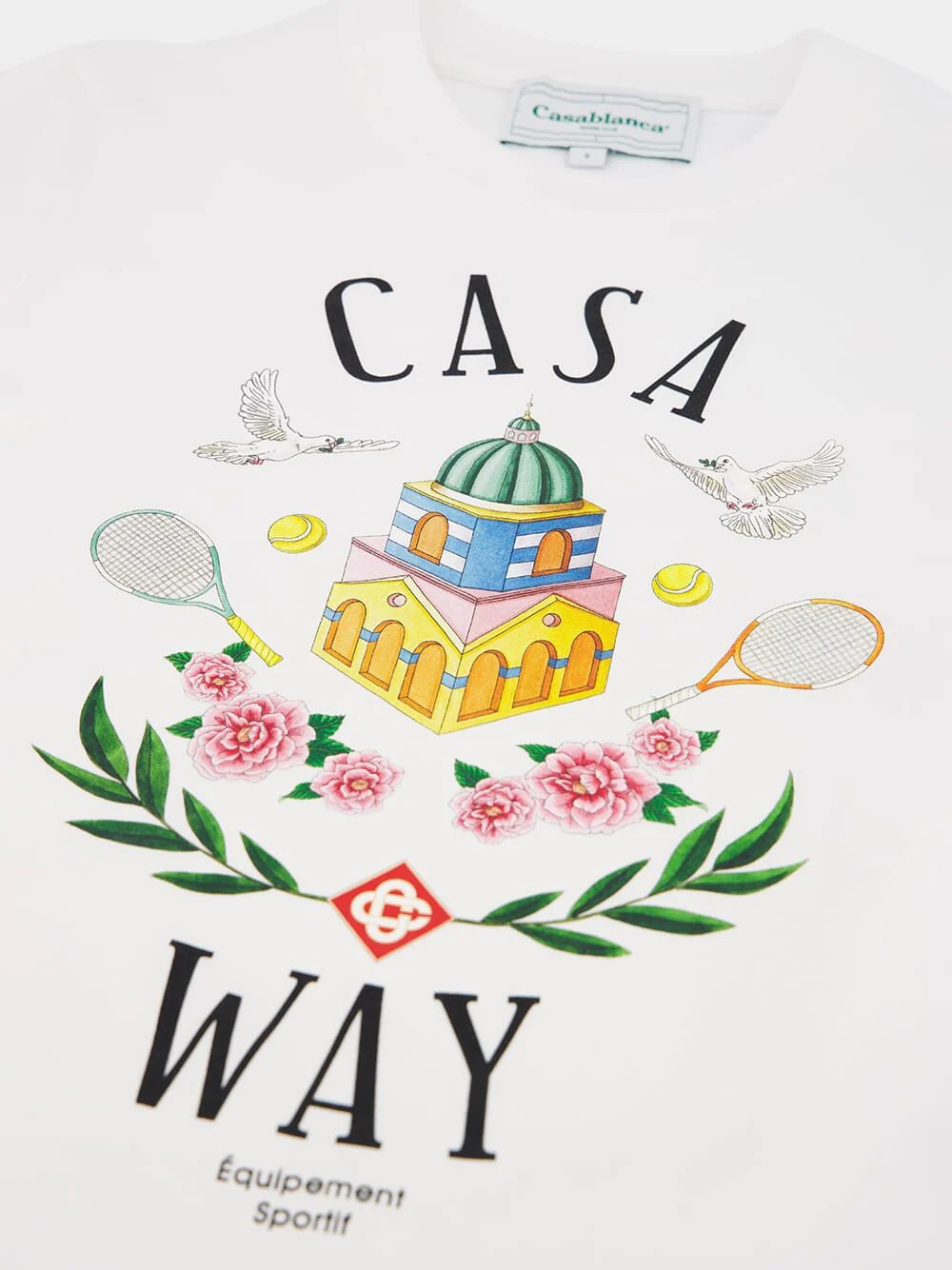 Casa Way Printed Cotton T-Shirt - Image 5