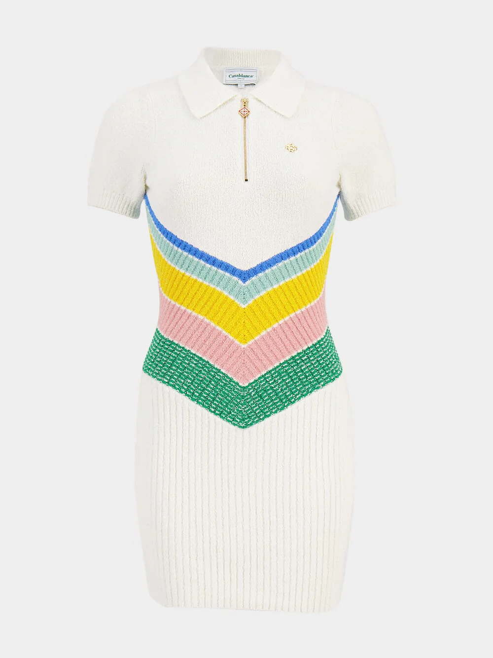 Boucle Chevron Dress