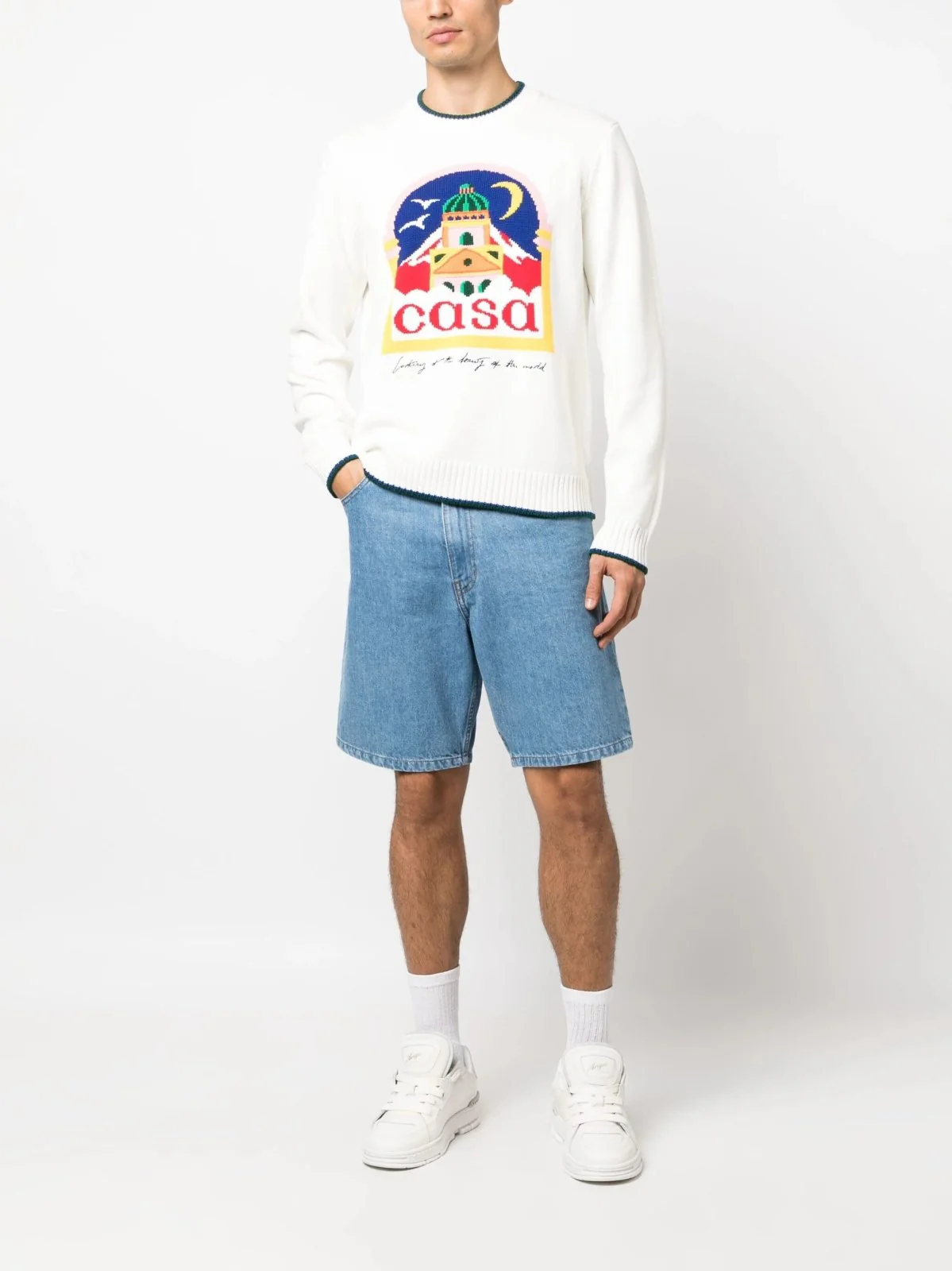 Casa Intarsia Knit Jumper - Image 2