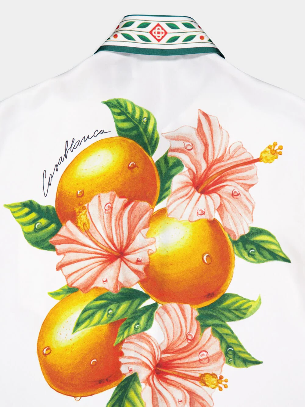 Citrus Blossom Silk Shirt - Image 4
