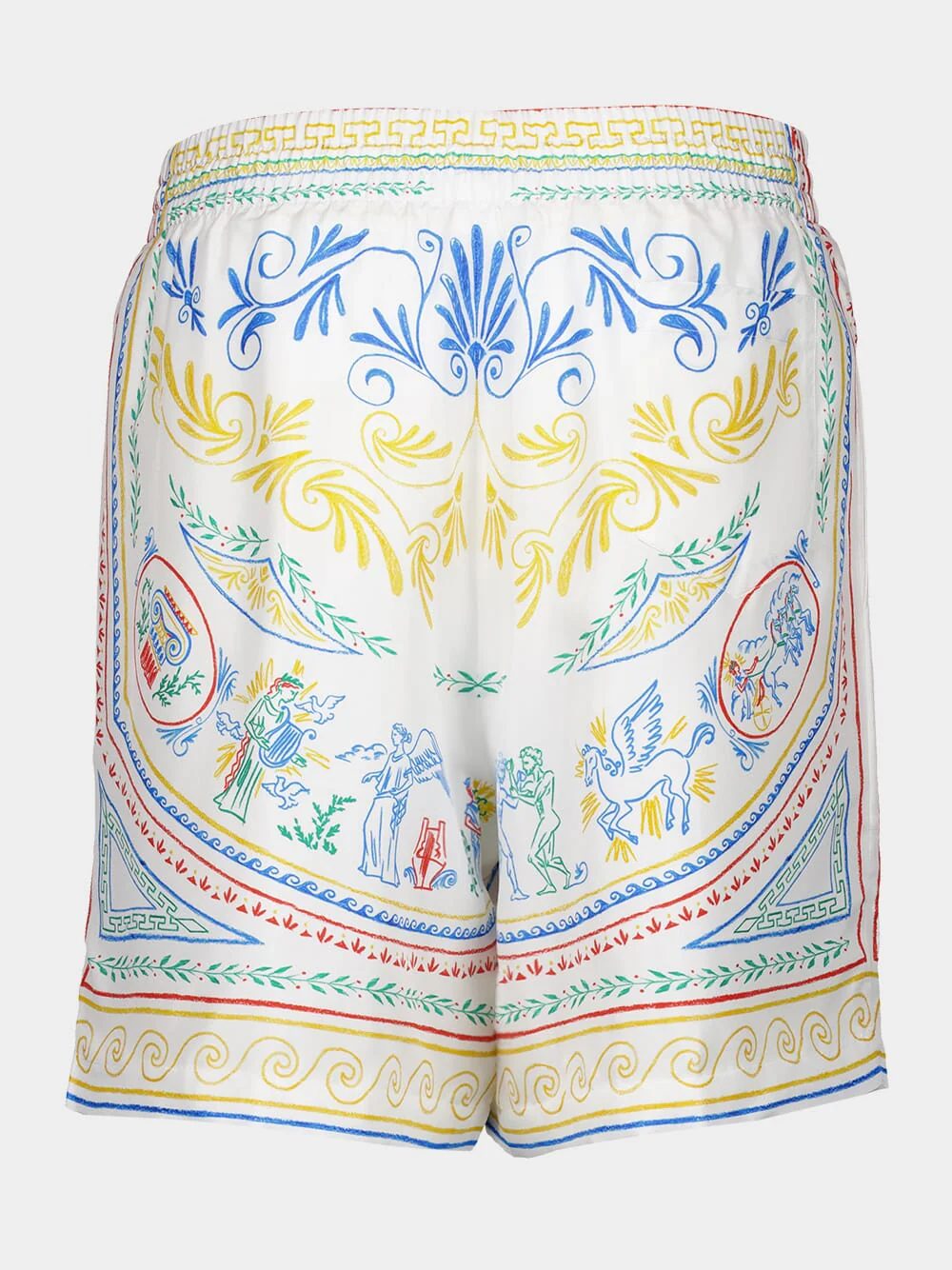 Crayon Vase Silk Twill Printed Shorts - Image 3