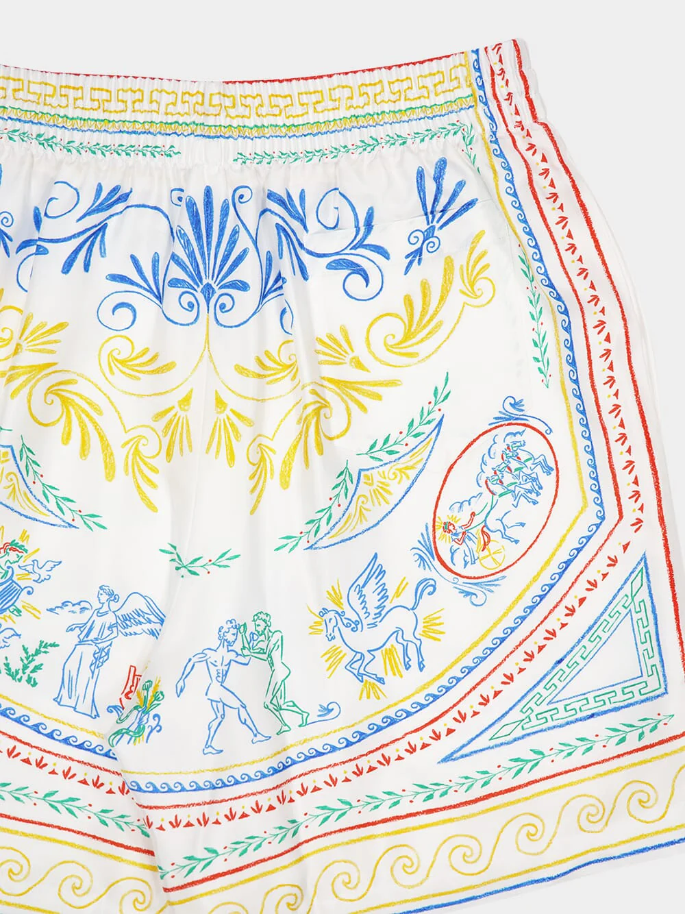 Crayon Vase Silk Twill Printed Shorts - Image 5