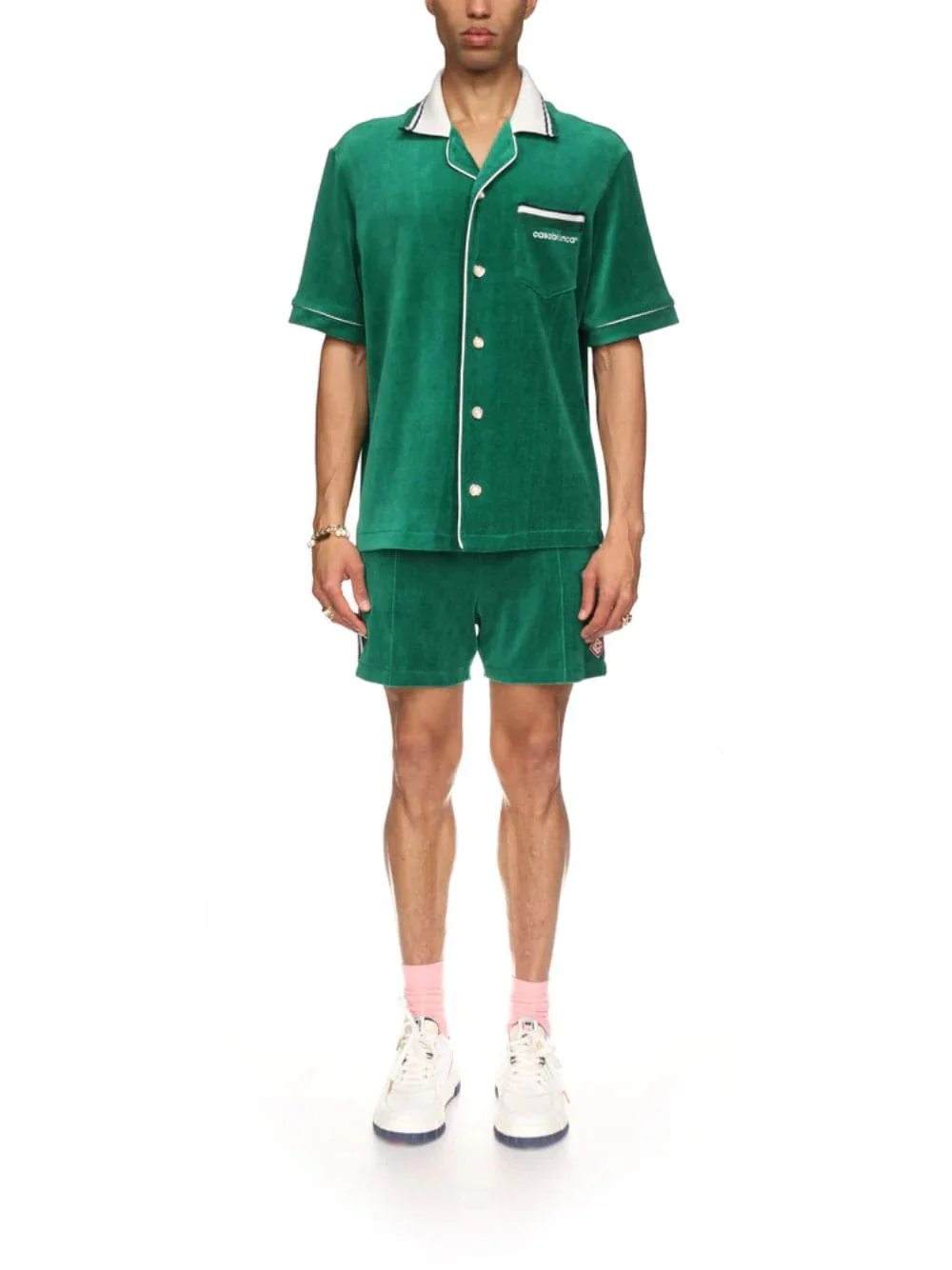 Evergreen Velour Shorts - Image 2