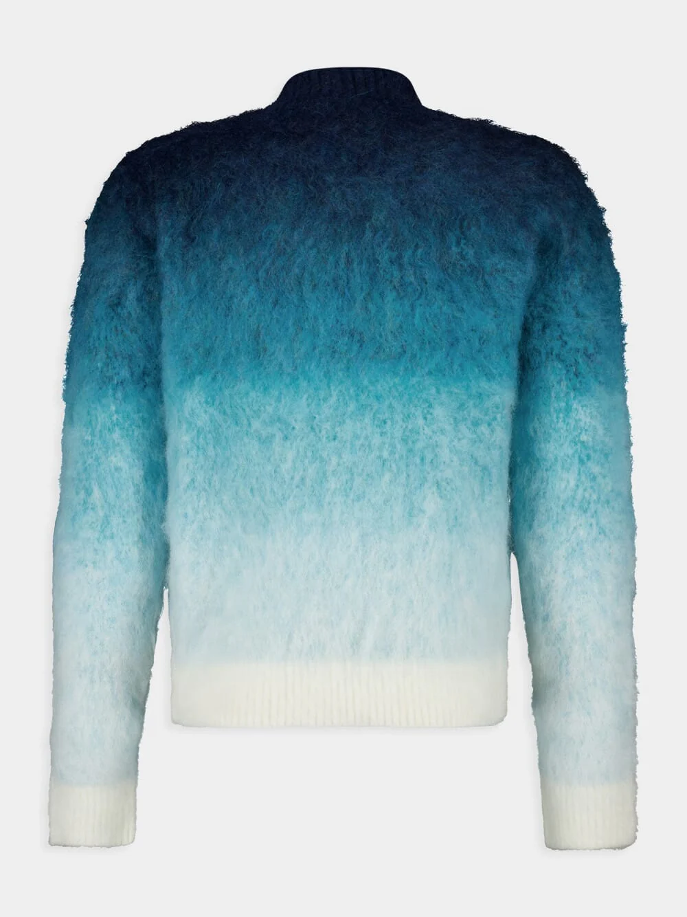 Gradient Mohair Crewneck Sweater - Image 2